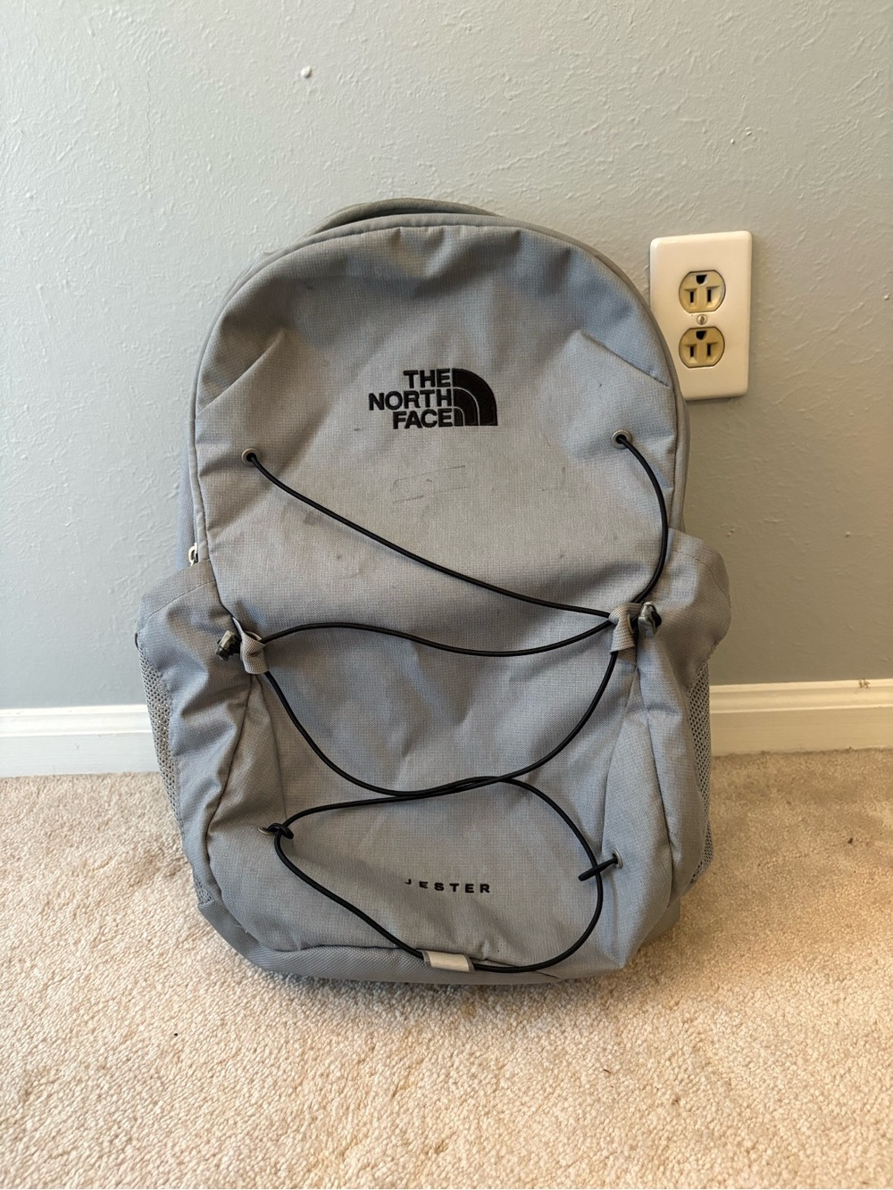 The North Face Jester Backpack - Gray with Black Accents